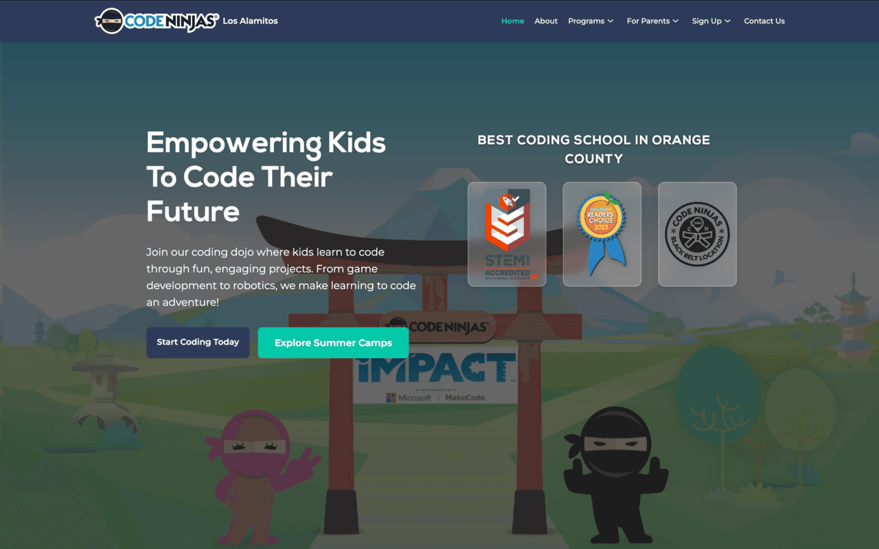 Code Ninjas website