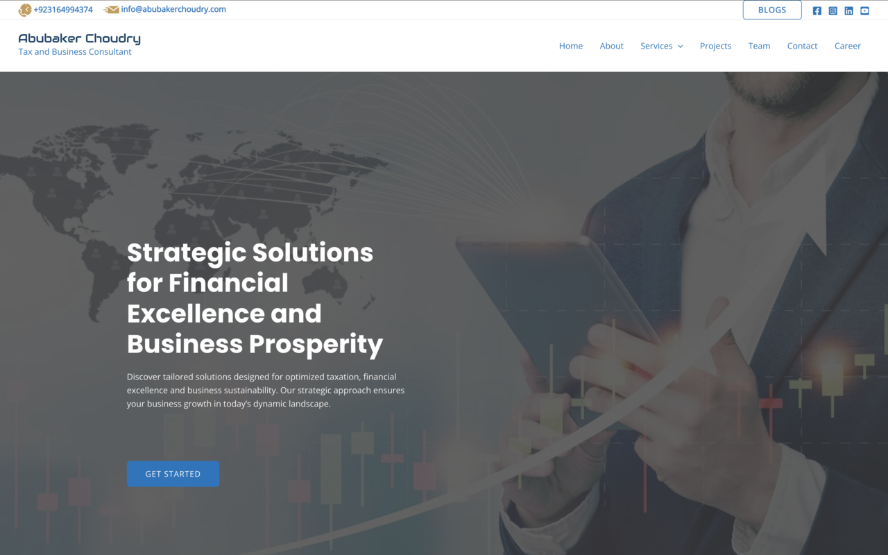 Personal Website - Business & Tax Consultancy